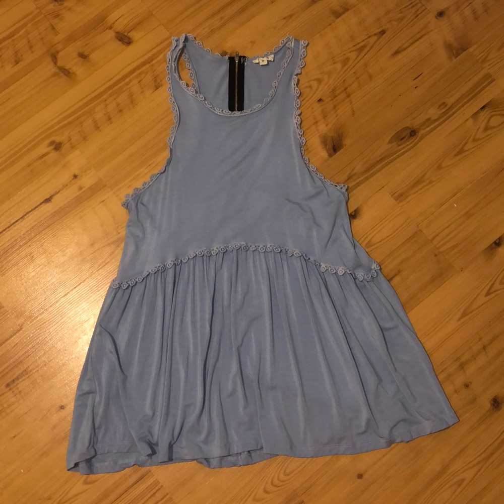 Lace trim tank